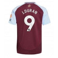 Camiseta Aston Villa Jhon Duran #9 Primera Equipación 2024-25 manga corta